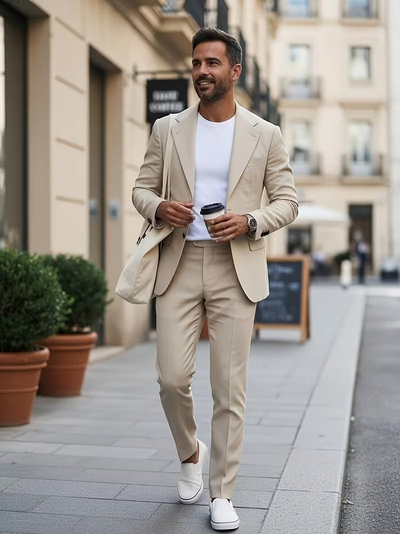 Traje de Dos Piezas Slim Fit