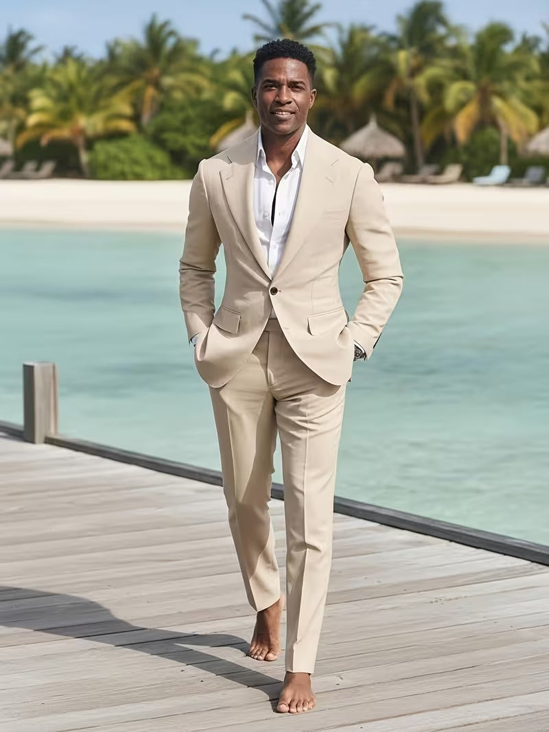 Traje de Dos Piezas Slim Fit