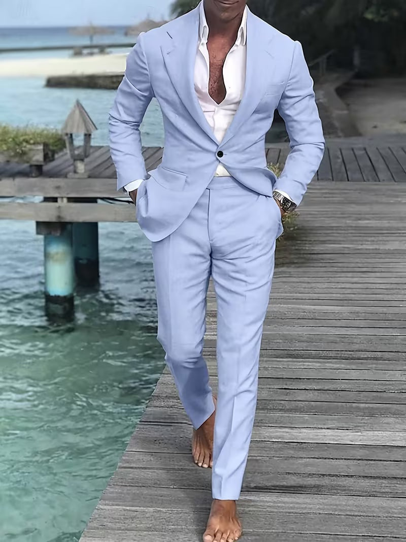 Traje de Dos Piezas Slim Fit